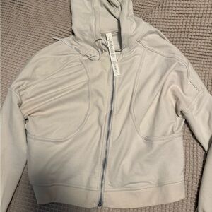 Lululemon cropped zip up hoodie